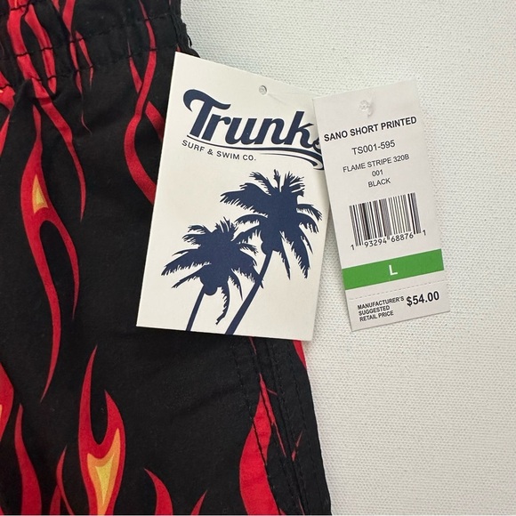 Trunks Surf & Swim Co Sano Short Flame Print Size L Men - Picture 4 of 14